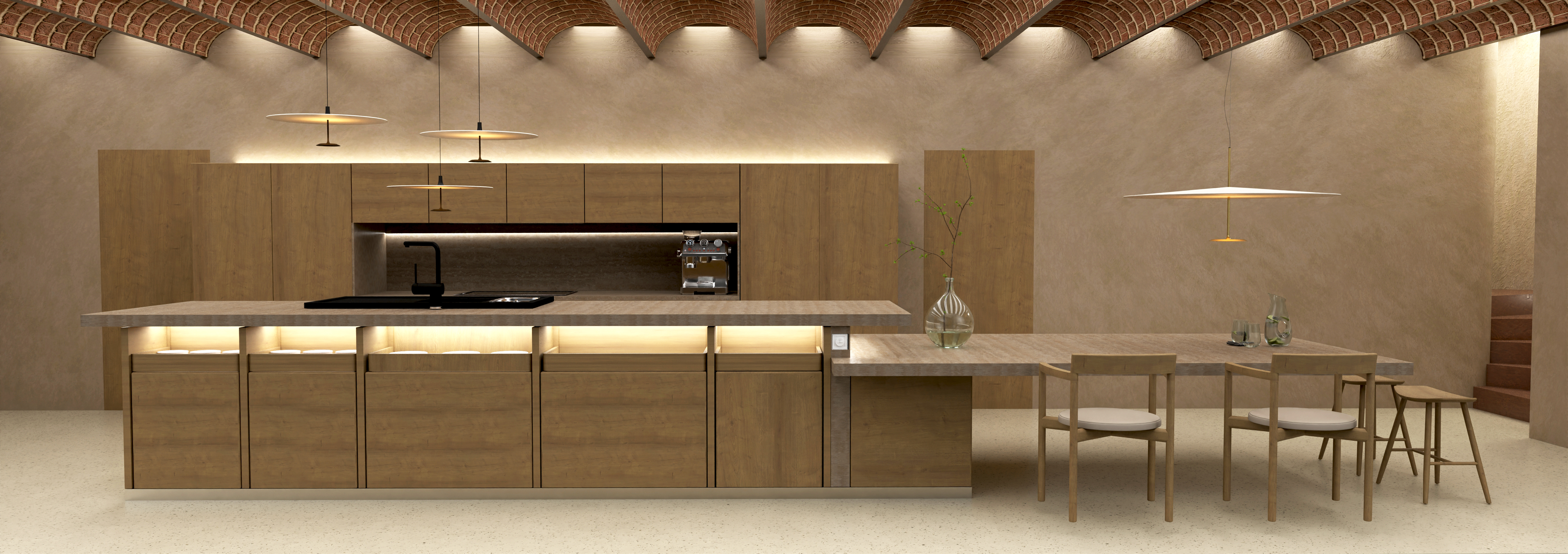 Expansive Kitchen View